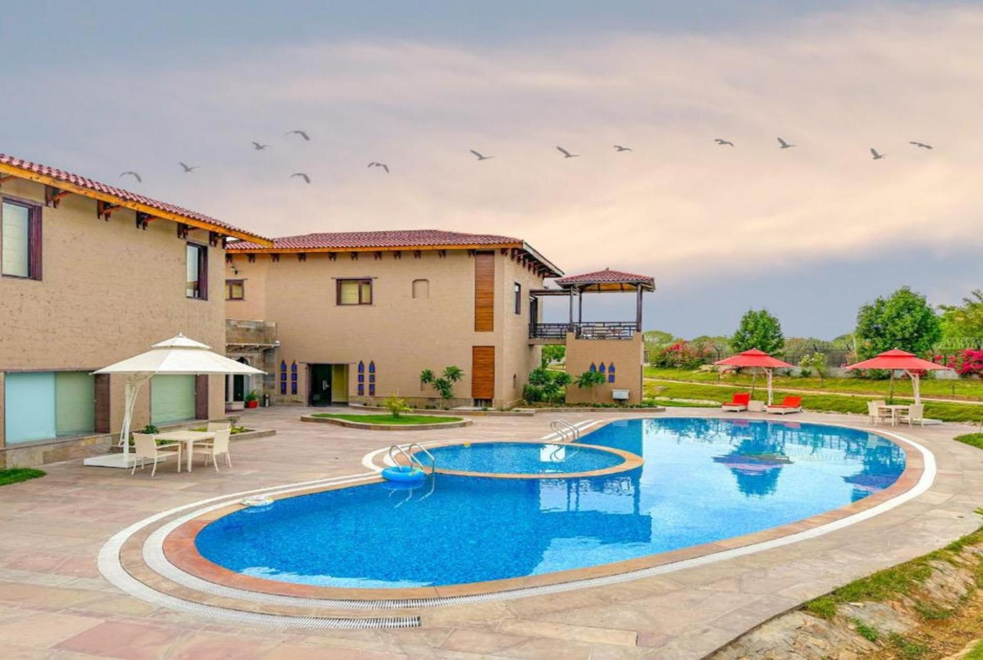 Aamaghati Wildlife Resort, Ranthambore Sawai Madhopur Exteriér fotografie